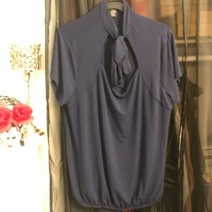 Navy blue blouse